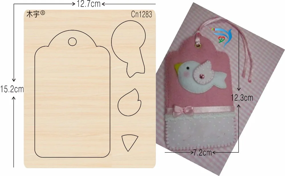 

Birds and Tags cn1283 muyu cutting die-- new wooden mould cutting dies for scrapbooking Thickness-15.8mm