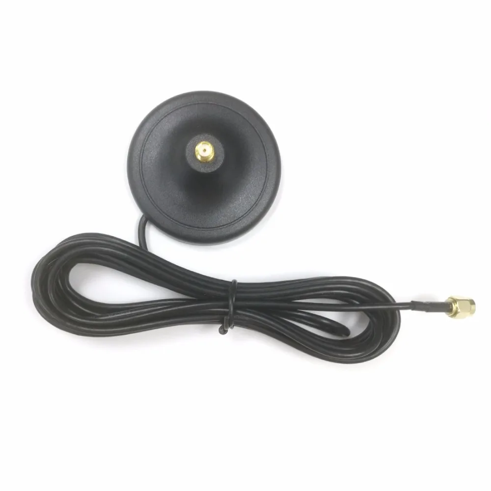 1PC GSM GPS WIFI Wireless Module Antenna Base Magnetic Extension Adapter 3M Cable SMA Male