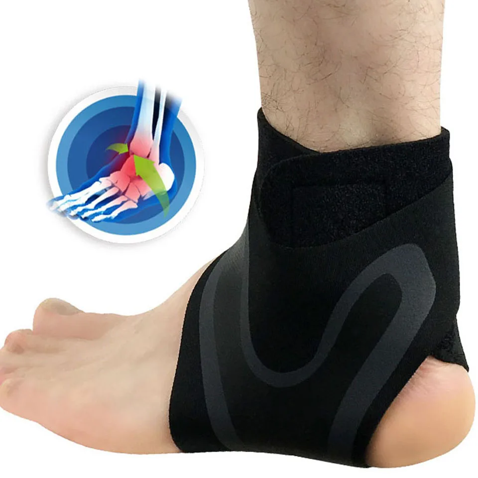 Fitness ankle straps Ankle straps Ankle support Ankle support brace 1PCS Ankle Brace Support Elasticity Free Adjustment Protection Foot Protect Bandage Sprain Prevention Sport Fitness