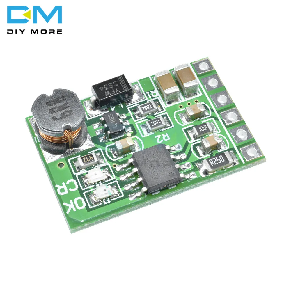 

DC 6W 5V UPS Mobile Power Diy Board Charger Step Up Converter Module for 3.7V 18650 Lithium Battery for MCU development Board