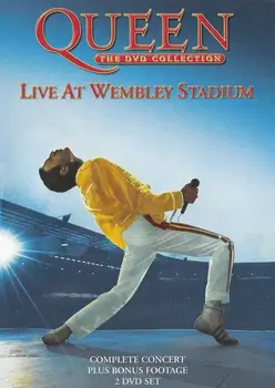 

Custom Poster Live at Wembley 86 Queen Album Wall Sticker Home Decor Silk Art Poster