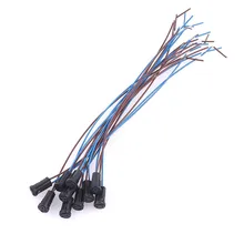 10 шт./пакет кабель-розетка 20 см светодиодный разъем для ламп G4 держатель лампы фитинг аксессуар для G4 потолочный светильник/галогенная лампа