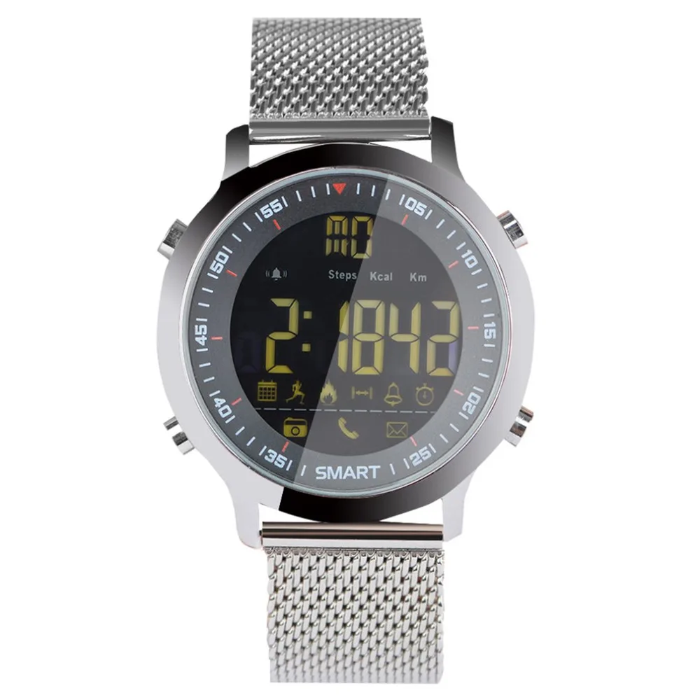 NewEX18 спортивные Смарт-часы счетчик шагов телефон информация Будильник Напоминание Bluetooth водонепроницаемый светящийся циферблат наручные часы