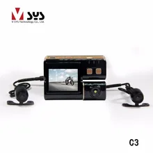 Latest Vsys C3 HD dual lens Sport Dvr Waterproof Action Camera Helmet Cam Bike Bicycle Motorcycle Mini Video Recorder