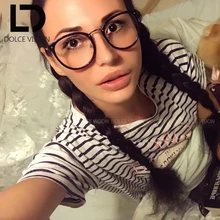 Dolce vision овальной формы черного цвета с заклепками оправа Классические Стеклянные женские очки, обувь на высоком каблуке в стиле «Ретро», фирменные дизайнерские прозрачные линзы женские очки оculos