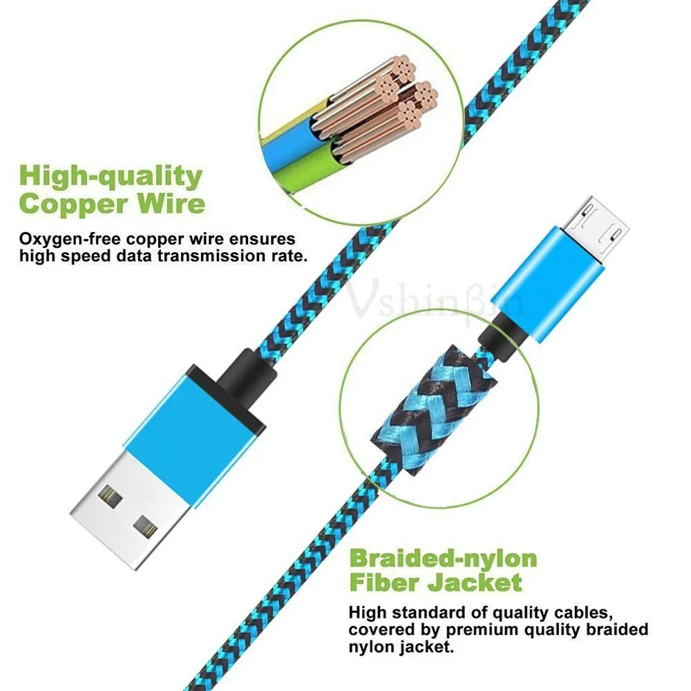 Vshinbin 2 в 1 USB Сетевое зарядное устройство + кабель Micro для Sony Xperia XA C6 C5 E5 Z2 Z3 Z4 Mini Z5 OPPO R9