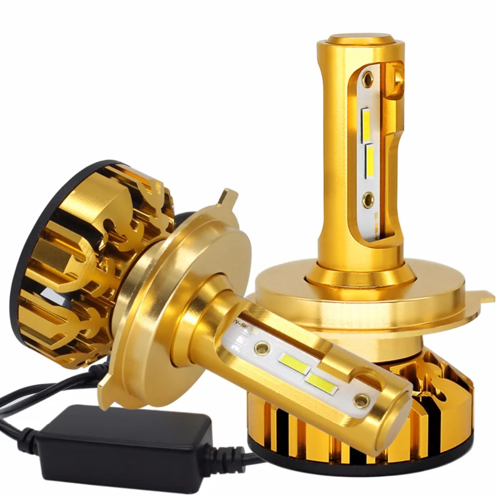 LAIMAIK 2PCS LED H4 Headlight Bulb H1 H11 HB3 HB4 9006 H7 LED