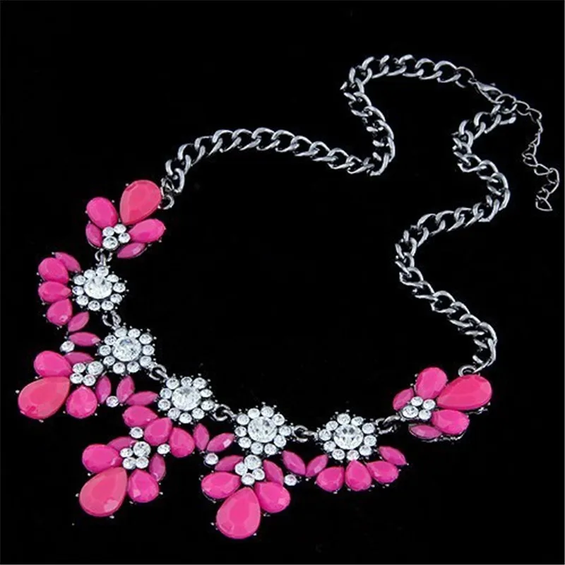 Лимонный ценный себе колье Винтаж Шарм Макси воротник Colar Модные Bijoux Кристалл