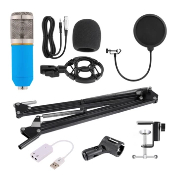 

Professional bm 800 Condenser Microphone for computer Audio Studio Vocal Recording Mic KTV Karaoke + Microphone stand