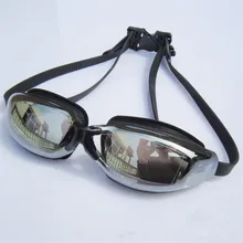2016 Brand New Plain Myopia Goggles Male Ms. Big Box Plating Waterproof Anti-fog Goggles Swimming Goggles