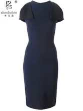 2016 New Sale Womens Summer Autumn Elegant Tartan Square Neck Tunic Wear To Work Business Casual