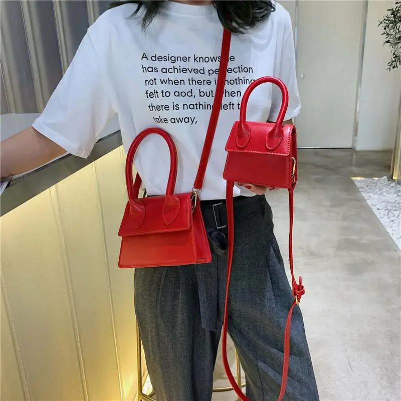 YASICAIDI الأزياء قابل للتعديل حزام الكتف حقائب الصلبة اللون بو الجلود جيب للهاتف الخليوي النساء Crossbody حقيبة كيس الرئيسي فام