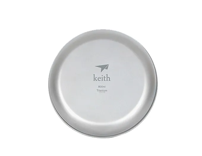 Keith ti5337 tazón de titanio ultraligero outdoor picnic tazón camping Vajilla 85g 800 ml kt337