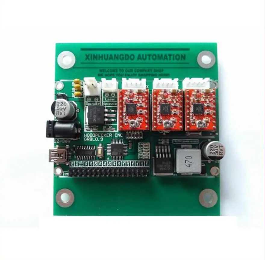 

USB port cnc engraving machine control board, 3 axis control,laser engraving machine board , GRBL control