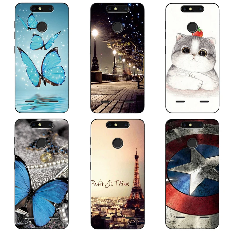 Cute Cartoon Animal Patterned Case For ZTE Blade V8 Mini Silicone TPU Soft For ZTE V8 Lite Case Mobile Phone Back Cover Fundas