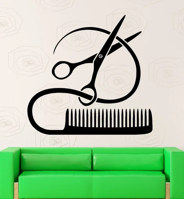 Salon Wall Decor aliexpress : buy hair spa beauty salon wall sticker scissors Salon Wall Decor aliexpress : buy hair spa beauty salon wall sticker scissors