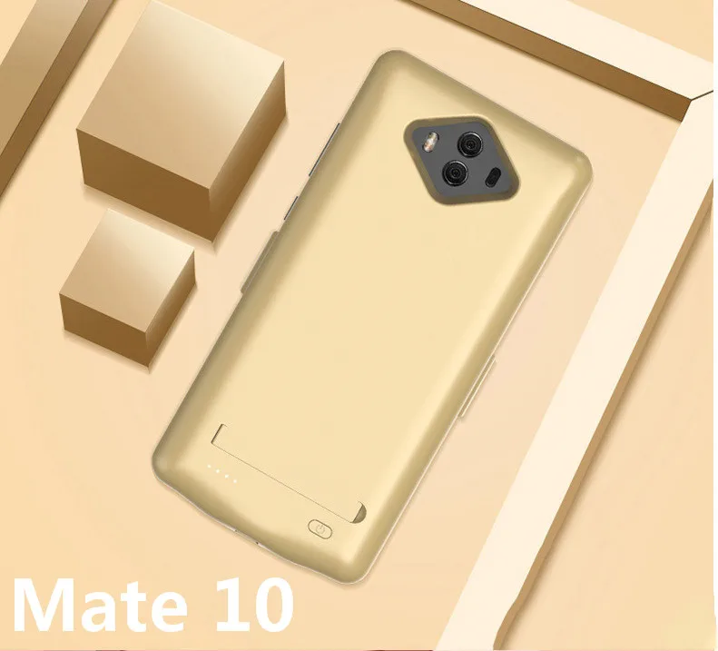 6800 мА/ч чехол для зарядного устройства для huawei mate 10 тонкий внешний аккумулятор держатель для зарядки чехол Резервный чехол s для huawei mate 9 - Цвет: Mate 10 Gold