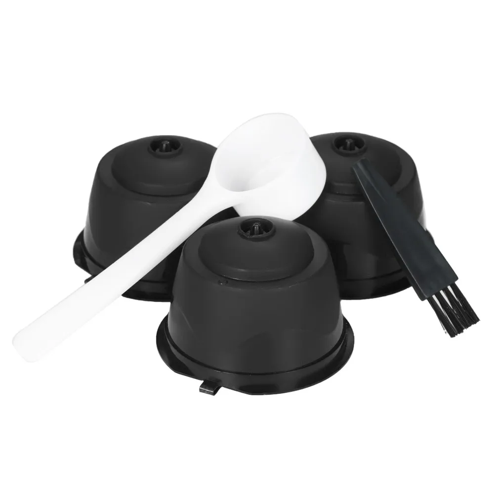 3 шт./компл. Кофе капсулы Dolce Gusto Кофе фильтр многоразовые Dolce Gusto Кофе капсулы с ложкой и кисточкой