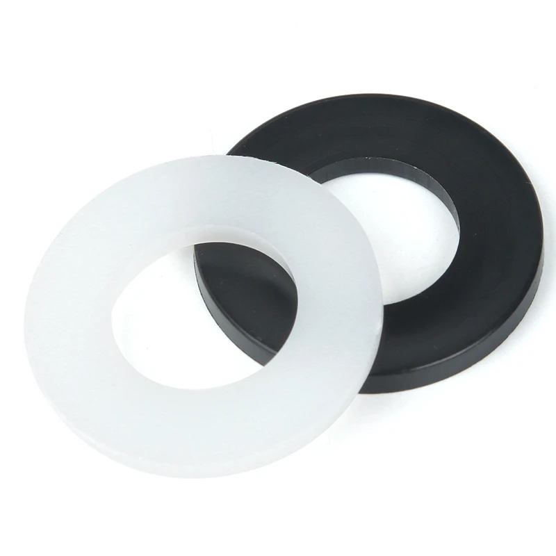 10Pcs-100Pcs DIN125 ISO7089 M2 M2.5 M3 M4 M5 M6 M8 M10 Plastic Nylon Washer Plated Flat Washer Seals Gasket Ring