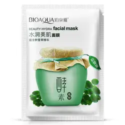BIOAQUA beauty Hydra маска для лица растительная увлажняющая маска для лица Антивозрастная маска отбеливающее, омолаживающее воздействие маска для