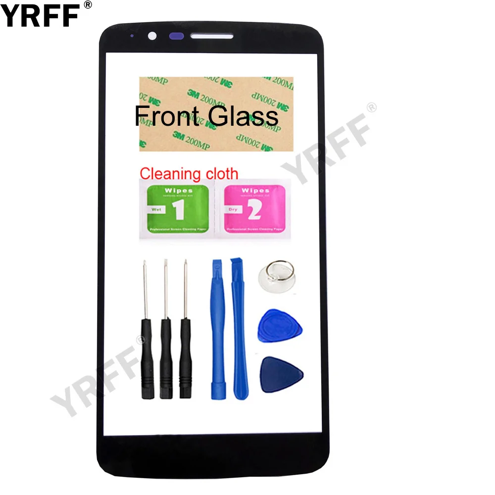 Внешнее стекло YRFF (без мобильного сенсорного экрана) для LG K10 Pro Stylus Stylo 3 LS777 M400DK