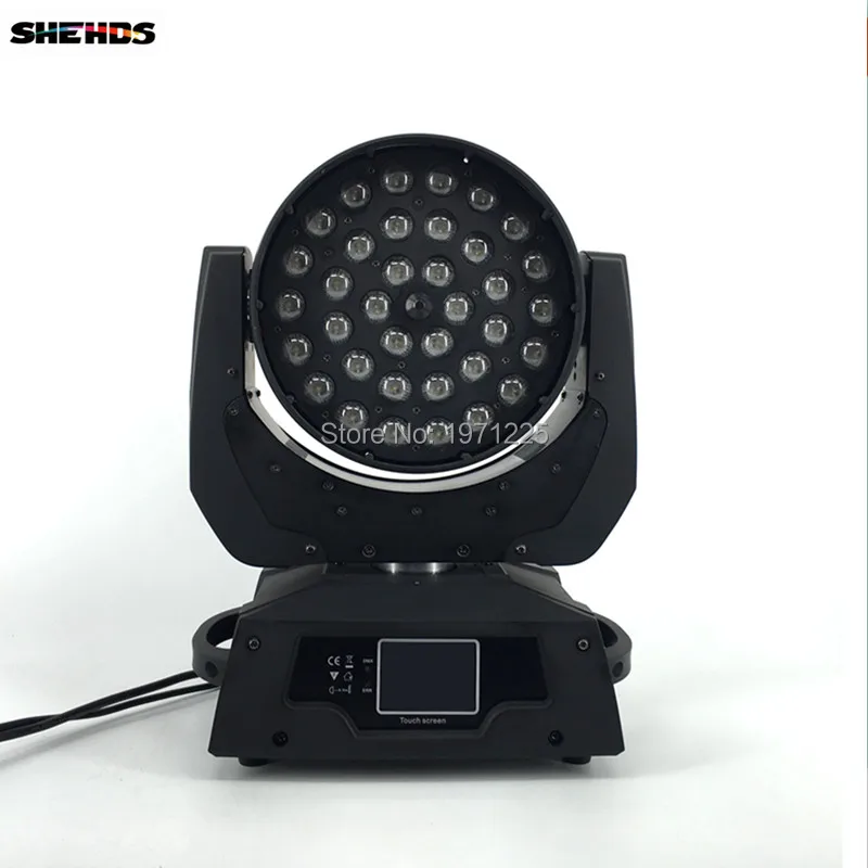 

LED Moving Head Wash Light LED Zoom Wash 36x12W RGBW Color DMX Stage Moving Heads Wash Touch Screen