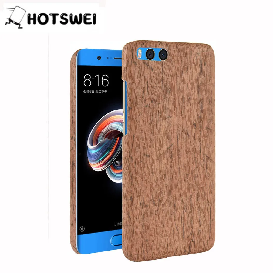 Чехол HOTSWEI для Xiaomi Mi Note 3 5 дюйма Новый деревянный чехол с дизайном пластиковый