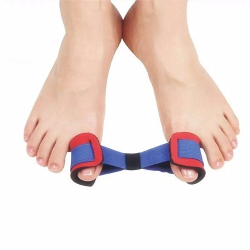 1 pcs Soft Corrector Hallux Valgus Belt Elastic Toe Separator Big Toe Bunion Hallux Valgus Recovery Training Brace Splint P0075