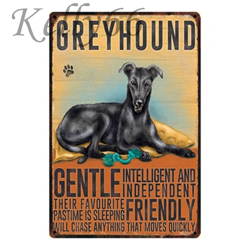

[ Kelly66 ] GREYHOUND Metal Painting 20*30 CM Size y-1164