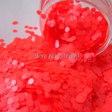 2 мм неоновые оранжевые точки блеск/дизайн ногтей ремесло