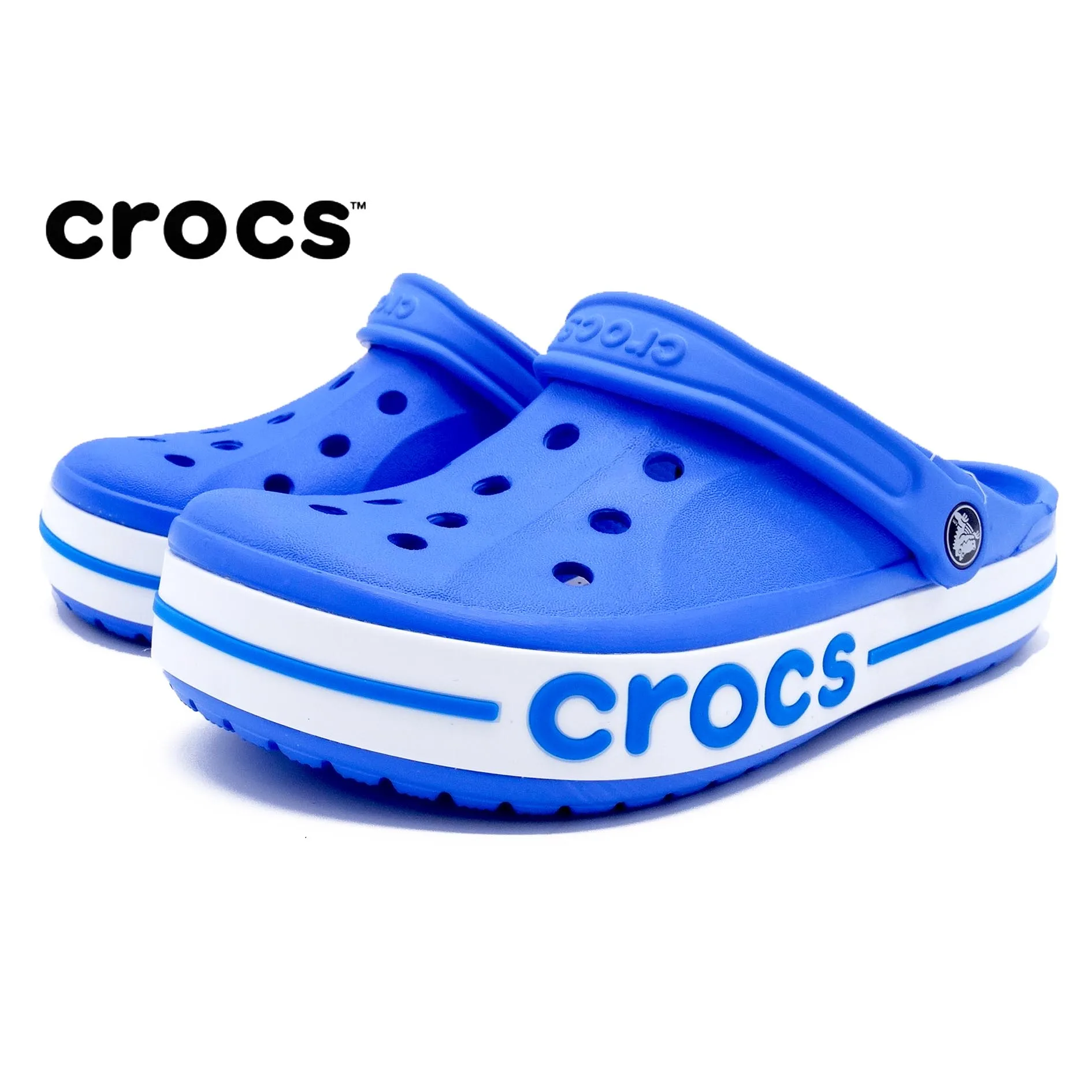 CROCS Bayaband Clog for Children Beach Sandals girl Crocs-shoes Quick-dry Water Shoes Slipper