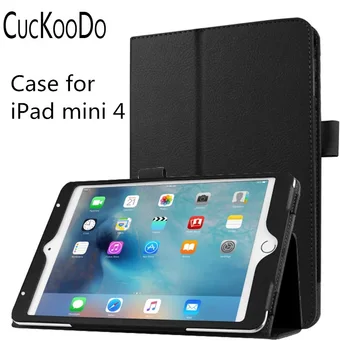 

CucKooDo For iPad mini 4,PU Leather Folio Case with Smart Cover Auto Sleep / Wake Feature for Apple iPad mini 4 Released on 2015