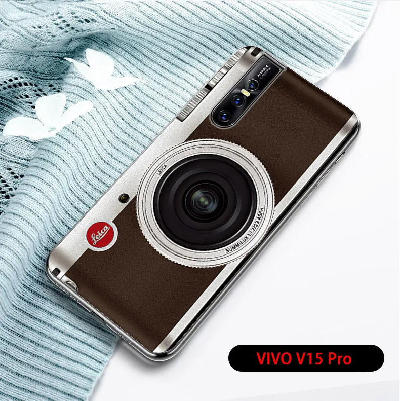 Fundas Vivo V15 Pro Case Black Silicone Mickey Phone Case For Vivo V15Pro V15 Pro Cover Soft TPU Coque V 15 Pro Capas