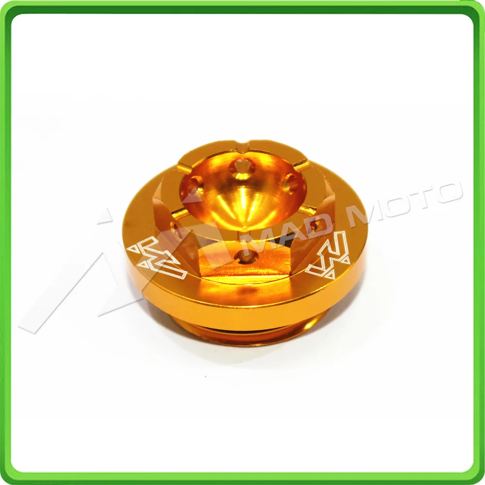 M20x2.5mm M202.5mm Oil Filler Filter Cap For Ducati MONSTER 1200  1200S 2014-2015 & MULTISTRADA 1200 2010 2011 2012 2013 Gold (2)