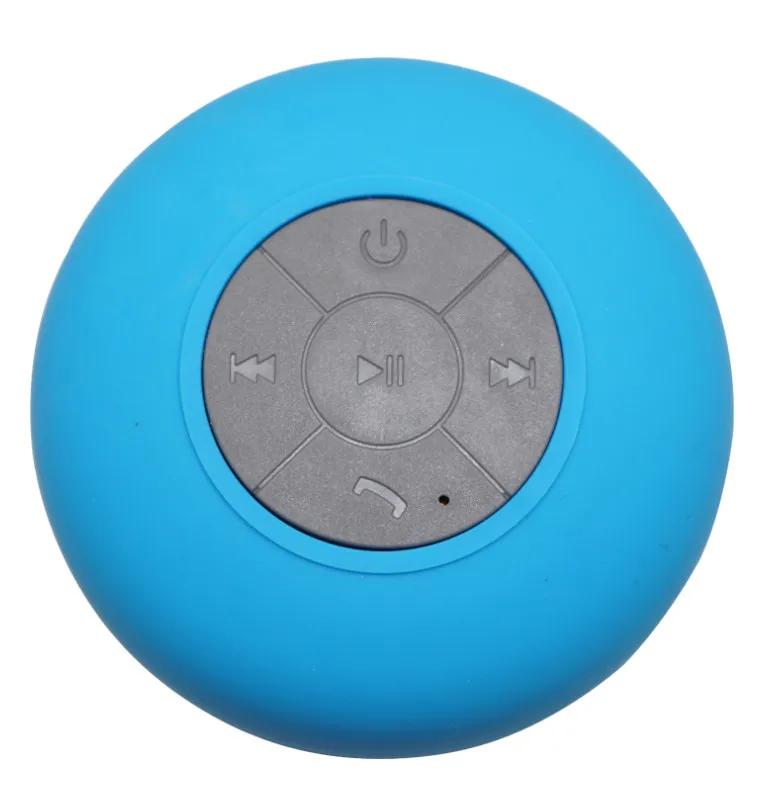 Динамик Портативный Беспроводной мини Водонепроницаемый душ Динамик s для телефона MP3 Bluetooth Автомобильная гарнитура Динамик BS001 синий - Цвет: Синий