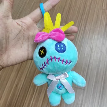 

24 pcs/lot 10CM Anime Lilo And Stitch Scrump Plush Doll Game Figure Stich soft Plush Toy High Quality kawaii toys For Gifts