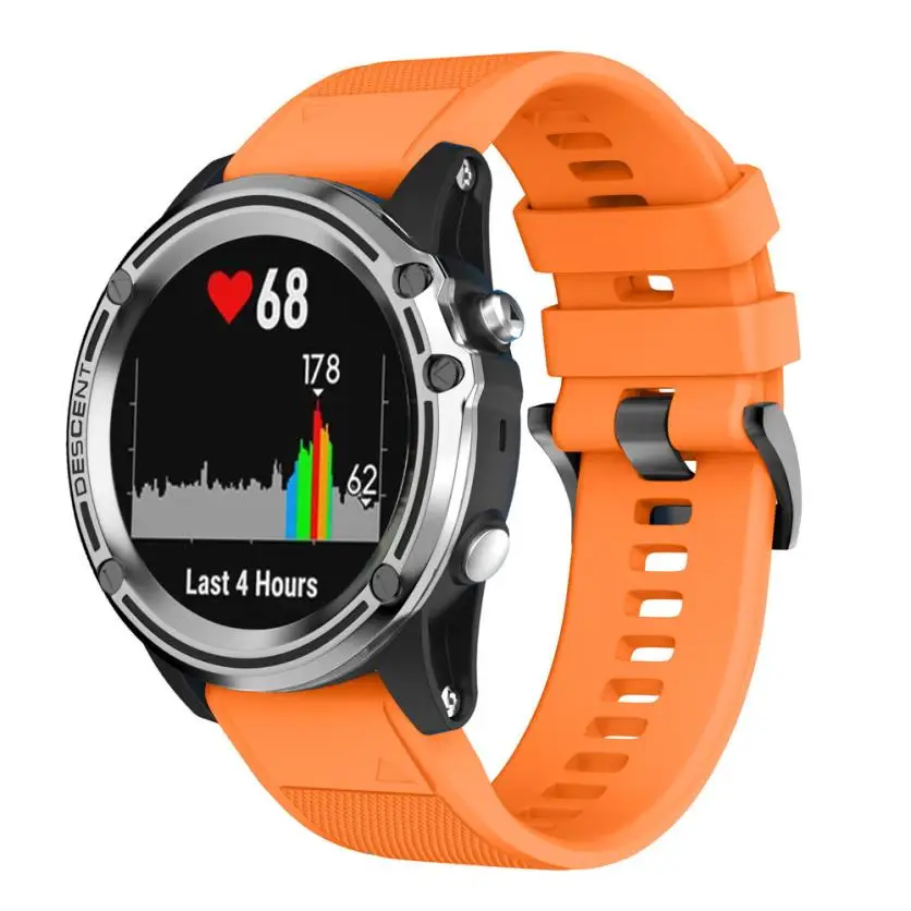 HIPERDEAL Замена Silicagel быстрая установка ремешок для Garmin Descent Mk1 часы Прямая поставка