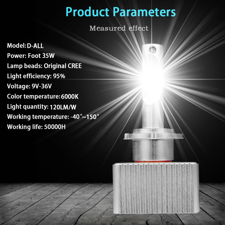 D1S светодиодный фонарь, лучшая автомобильная фара D2S D3S D3S, 70 Вт, 7200Lm, такой же размер, как и D1/D3, Оригинальная лампа Plug Play White 6000K IP67