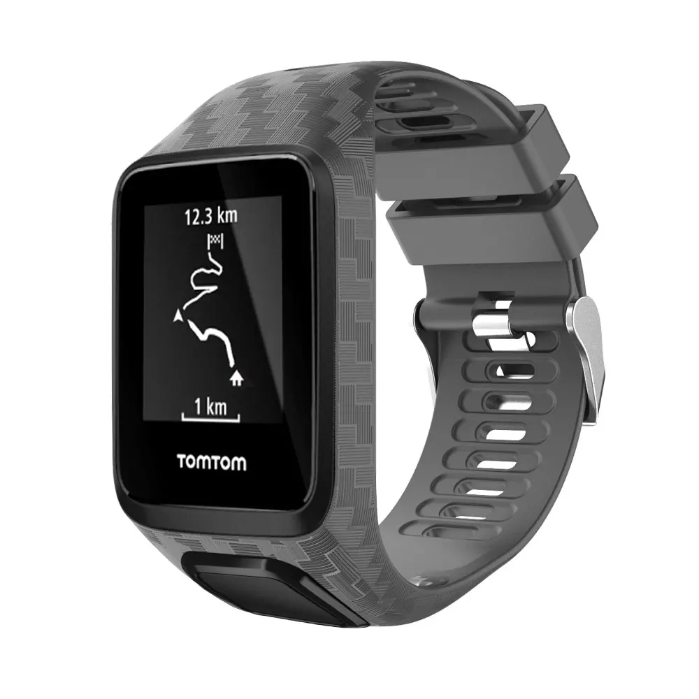 2 в 1 силиконовый сменный Браслет для часов Ремешок с рамкой для Tomtom Runner 2 3 Spark 3 gps Golfer умные часы спортивные повязки ремешок