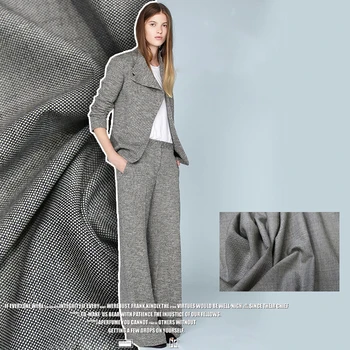 

France imported black and white point fashion fabric jacket coat color skirt dress pants suit fabric
