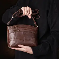 Legend Мульти Карманы винтажная сумка из натуральной кожи женские маленькие женские сумочки сумки для женщин Горячая сумка через плечо