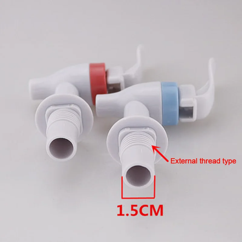 

Kitchen accessories faucet thread plastic valve internal pressing hot and cold water bottled red blue water dispenser hot parts