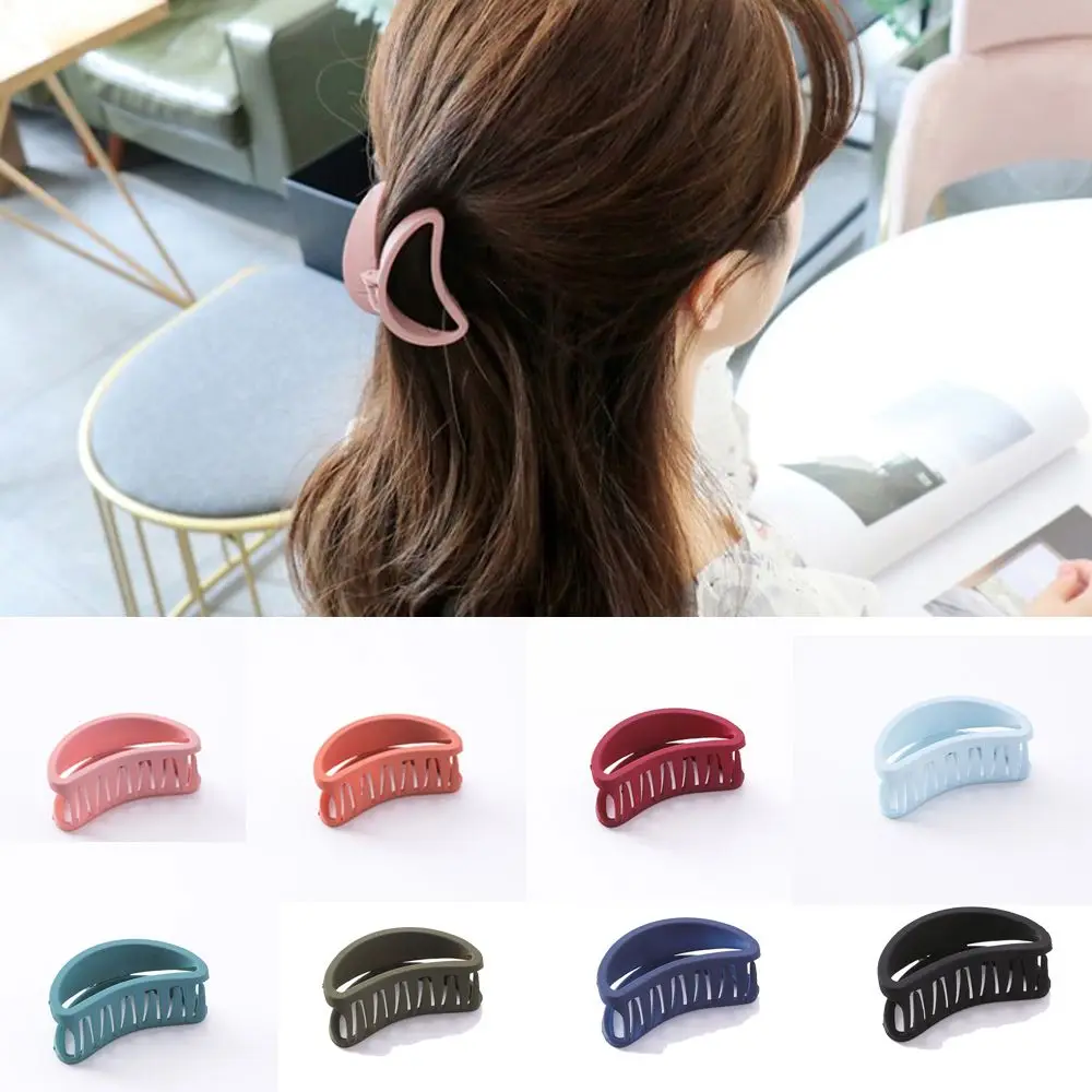 

Women's Fashion Simple Big Crab Hair Clip Acrylic Hair Claw Clipper Clamp Shower Make-up Washing Tool Barrettes Hair Accessories