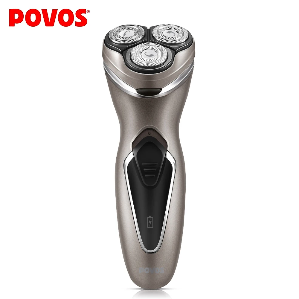 POVOS PQ7000 3D Triple Floating Blades Rechargeable Electric Shaver Shaving Razor Face Care Beard Trimmer POVOS PQ7000 3D Triple Floating Blades Rechargeable Electric Shaver Shaving Razor Face Care Beard Trimmer