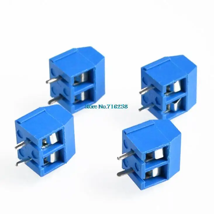 

50PCS 2 Pin Screw connector 5mm Pitch 5.08-301-2P 301-2P