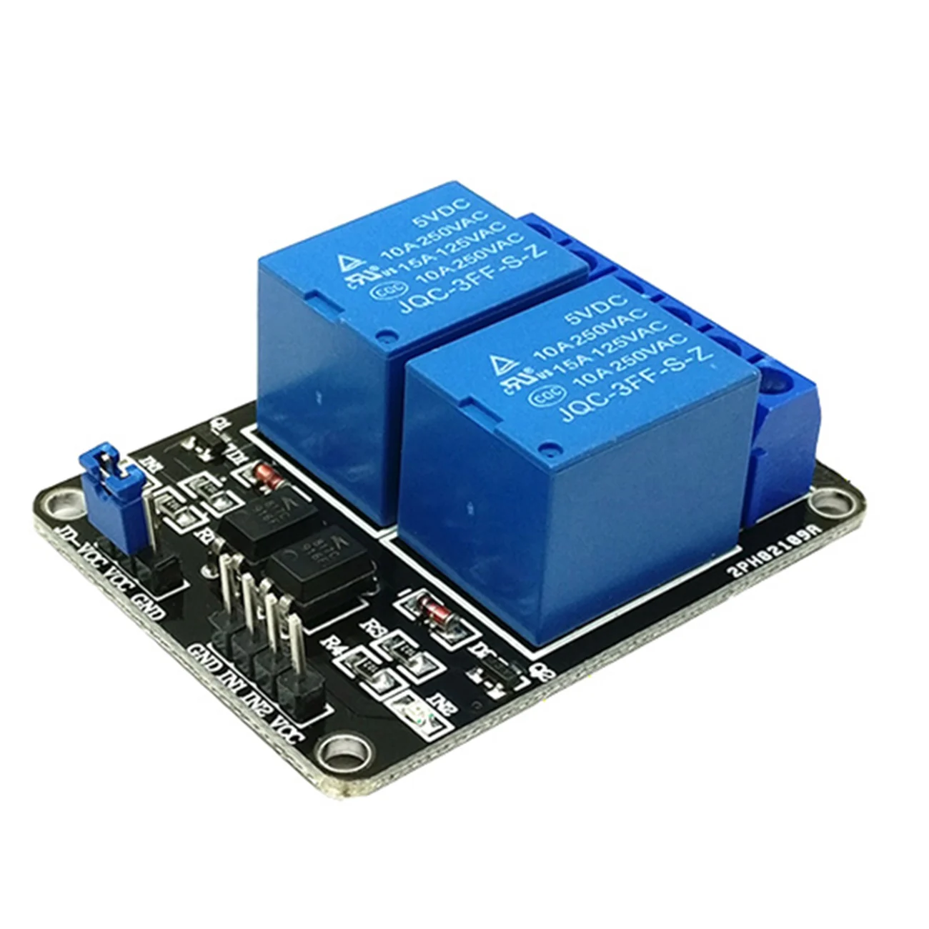 

10pcs/lot 2-way relay module 5V/12V with optocoupler protection Relay expansion board MCU development board accessories
