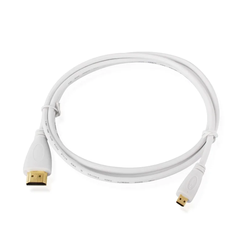 50 см 1m1. 2 м 1,5 м 2 м 3 м 5 м MICRO HDMI к HDMI кабель с Ethernet позолоченный для сотовых телефонов 2 м для win8 4k x 2k 3D PS3 xbox con