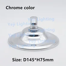 145 мм золото/французское золото/хром, черный жемчуг потолок Роза для подвески, хрустальная лампа, американский потолочный светильник с розами аксессуары DIY