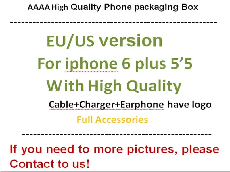 1Pcs/ High Quality US/EU/UK Version Phone Paper Packaging