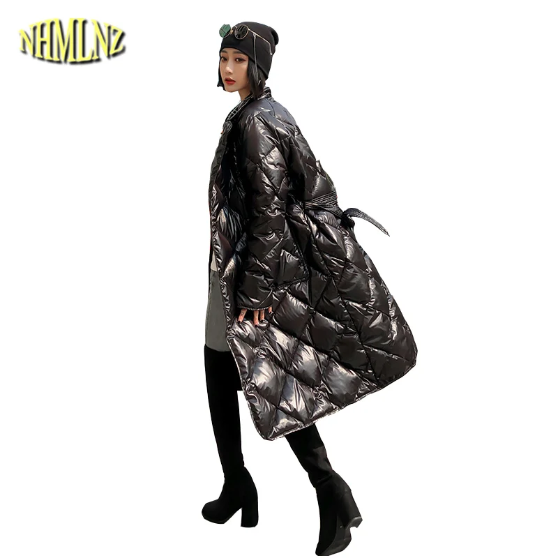 

Winter Fashion High quality Women Down jacket New Large size Light Thin White duck down Solid color Women's Down jacket LH358